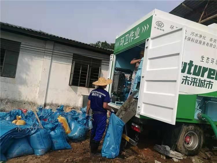 合水工业污泥压干处理