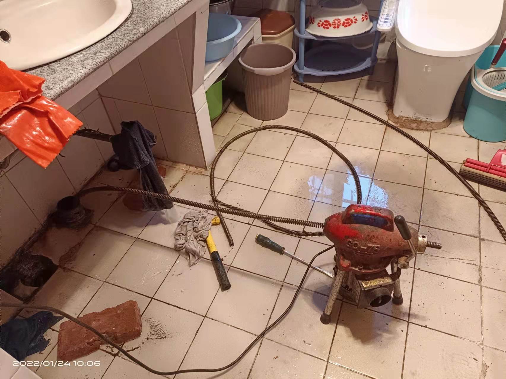 合水疏通厨房下水道，地漏疏通